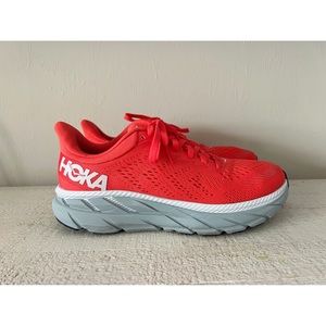 Like New - HOKA Women's Clifton 7 Running Shoes in Orange